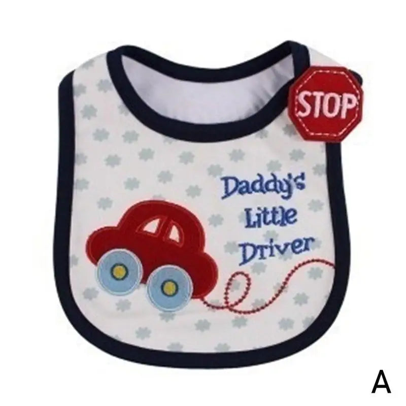 Feeding Baby Bibs Bandana Cute Embroidered Sleeveless Things For Baby Boy Burp Saliva Cartoon Bibs Girl Bib Cloths C7M9