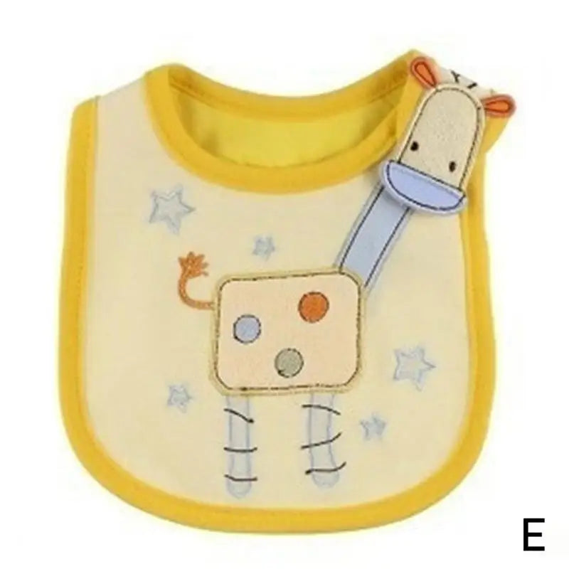 Feeding Baby Bibs Bandana Cute Embroidered Sleeveless Things For Baby Boy Burp Saliva Cartoon Bibs Girl Bib Cloths C7M9