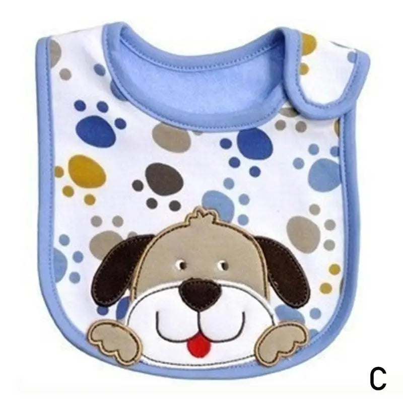 Feeding Baby Bibs Bandana Cute Embroidered Sleeveless Things For Baby Boy Burp Saliva Cartoon Bibs Girl Bib Cloths C7M9